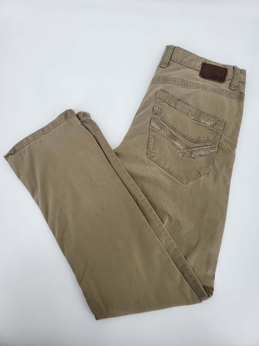 BKE Men’s Tan Straight Leg Jeans